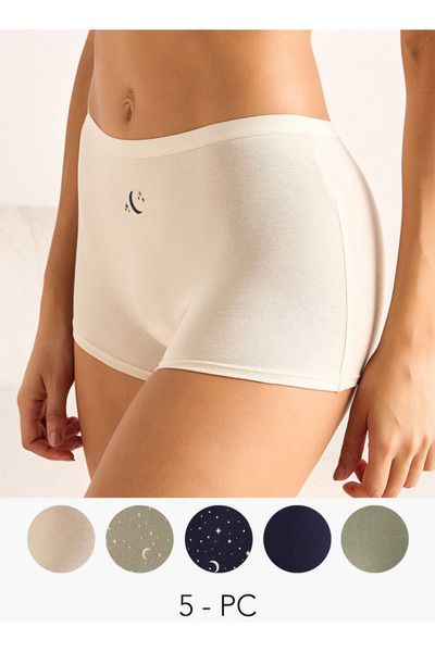 FAV مجموعة من 5 قطع - سراويل داخلية قصيرة متنوعة