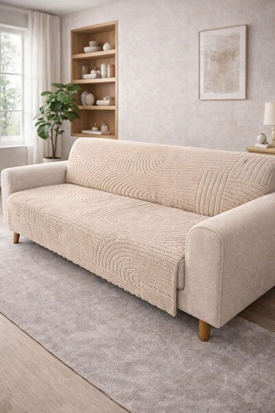coverbox Welsoft Sofa - Sofa Bed Cover with Non-Slip Base Sponge 160X200 (1 P...