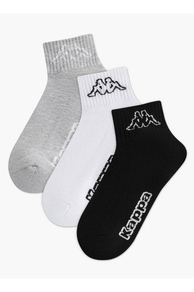 Kappa Pack of 3 Quarter Crew Length Socks