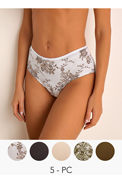 FAV Set of 5 - Hipster Briefs Bow Accent