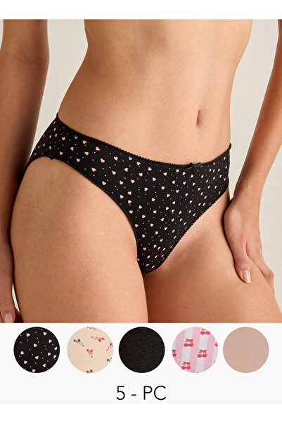 FAV Bikini Printed Briefs - Set of 5