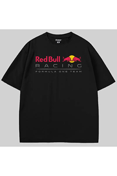 Crazy Red Bull Racing Formula 1 Logo Oversized T-Shirt
