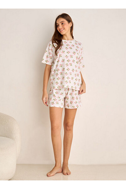 FAV طقم بيجامة قصير تي شيرت وشورت