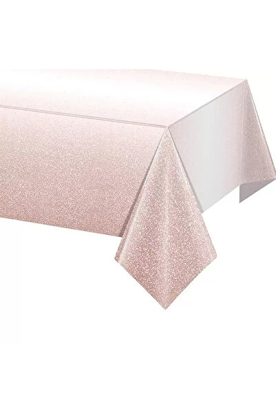 Generic 2 Pack Rectangular Disposable PE Tablecloth Plastic Tablecloths For B...