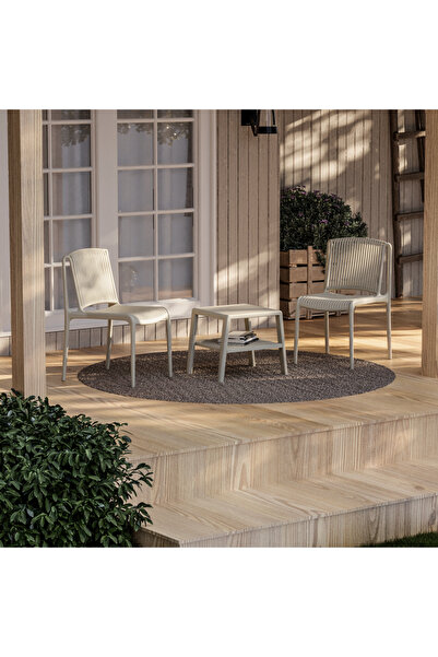 Tilia NES İkili Set Sandalye,Bahçe,Otel, Restoran