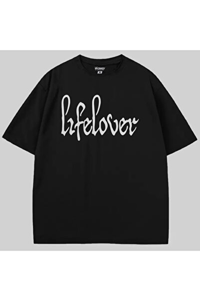 Crazy Μπλουζάκι Lifelover Lover oversized