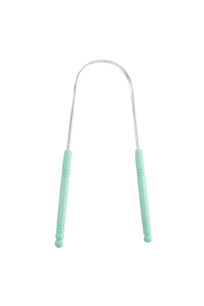 Choice3 One Unit 1pcs U green Stainless Steel Tongue Scraper Set For Adult Er...
