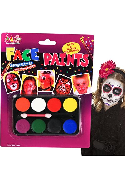 Genel Markalar River World 8 Renk Boyama Seti Yüz İçin