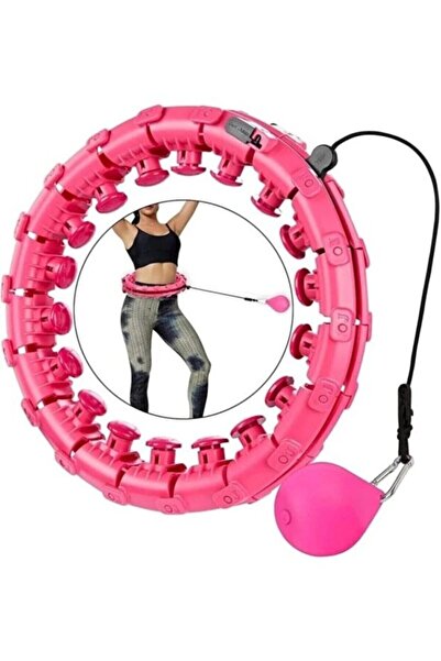 OULITE Hula Hoop Bel Bölgesi Ayarlanabilir,Akıllı bel İnceltme Çemberi Pembe ...