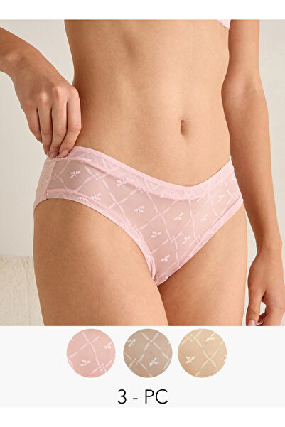 FAV Mesh Briefs Low Rise - Set of 3