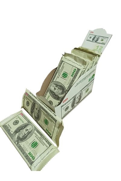 Elvan 80 GR DOLAR TABLET ÇİKOLATA FINDIK KREMALI 1 KUTU 12 ADET