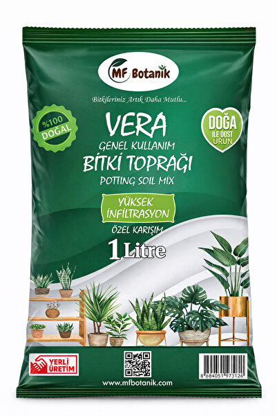 MF Botanik Veramix Genel Kullanım Özel Karışım Iç Ve Dış Mekan Bitki Toprağı ...