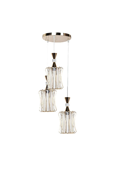 Humer Modern gold hanger E27*3