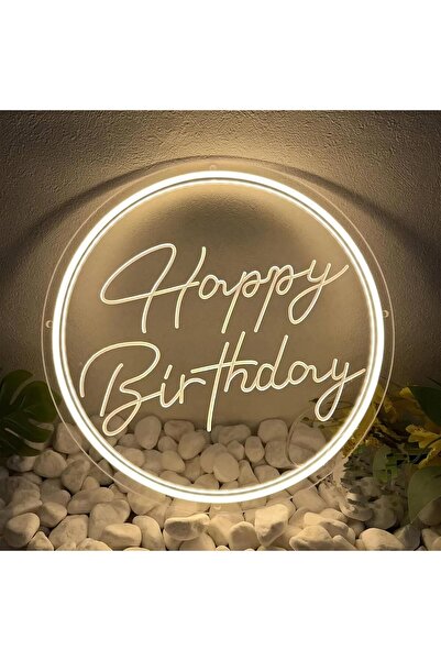 Slasa لافتة نيون LED لعيد ميلاد سعيد، مقاس 41 × 31 سم، مصباح جداري LED قابل ل...