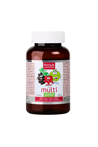 Finclub fin Multi Junior, 60 jeleuri, Vitamine esențiale pentru copii
