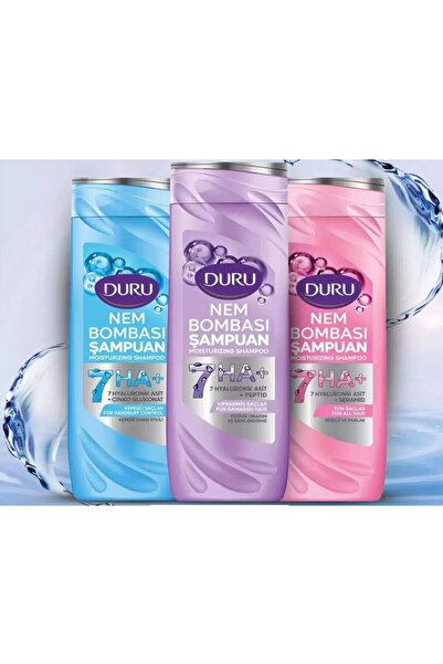 Duru nem bombası şampuan kepekli saçlar, yıpranmış saçlar ve tüm saçlar için ...