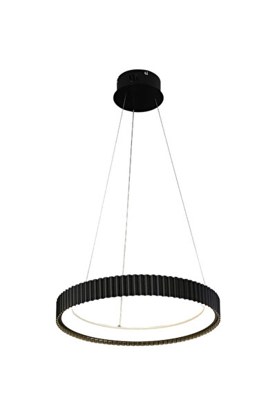 Humer نجف أسود لون الانارة 3 اضاءات 30 واط قطر 40 سم