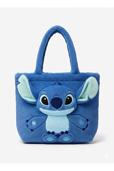 NETAVANTAJ Sevimli Lilo &Stitch 3D Peluş Kol Çantası