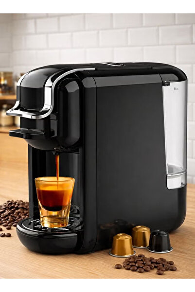 TOSCANA U 3-in-1 Espresso Coffee Maker, Multi-Capsule, 600ml, 1450W