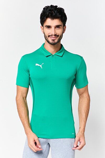 Puma Men Sportswear Fit Short Sleeve Outdoor Polo Shirt, Green