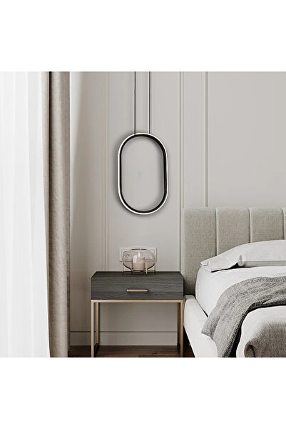 Humer علاقي مودرن380*260 اسود لون الانارة 3 اضاءات 30 واط