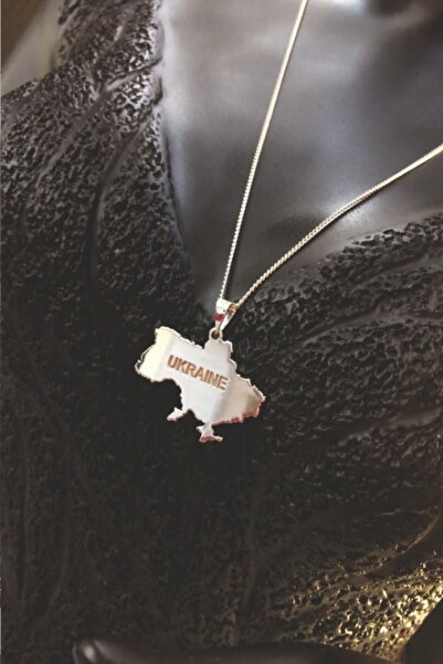 GWOMA Ukraine (Ukraine) Map Flag Country Pendant