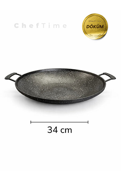 CHEFTİME Döküm Sac Kavurma Tavası