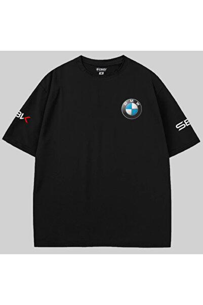 Crazy تي شيرت بي ام دبليو موتوراد روكيت اس بي كيه بشعار قصة فضفاضة