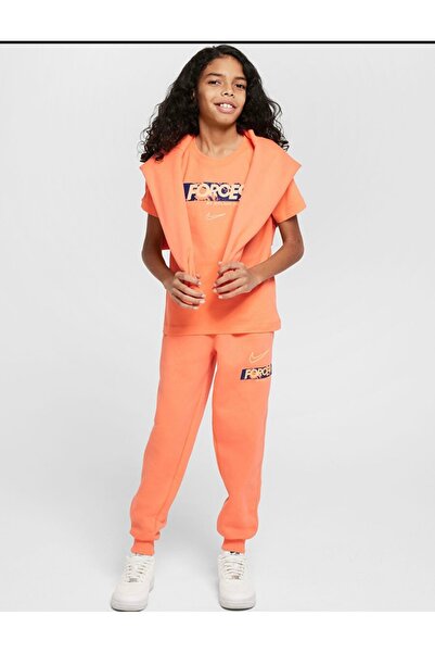Nike HM5665-643 Force Çocuk Tişört-Turuncu Günlük Kullanım&Spor