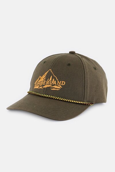 Timberland Men Embroidered Logo Adjustable Cap, Olive