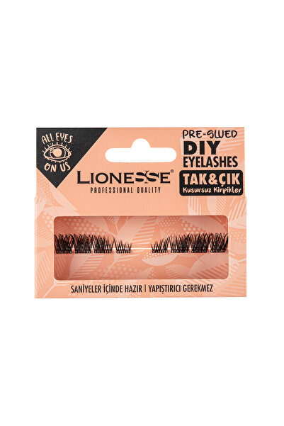 Lionesse Tak&Çık Kirpik NE-801 - Kendinden Yapışkanlı , DIY Kirpik