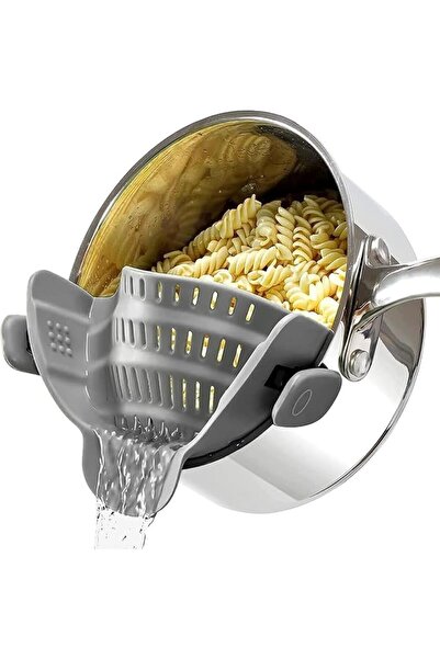 Arabest Hands-Free Pasta Strainer & Kitchen Food Strainer - Universal Clip-On...