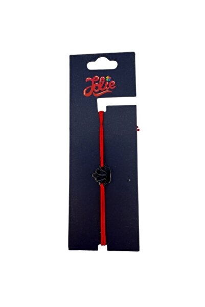 JOLIE Βραχιόλι Martisor από ανοξείδωτο ατσάλι για παιδιά, 5 BUC, κόκκινο κορδ...