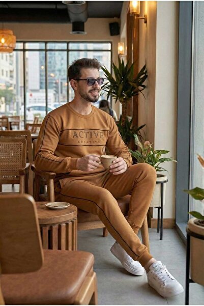 Rayan & Hoor Style Men's Biketail Collar Trackpants 2-Piece Set 3-Ply Quality...