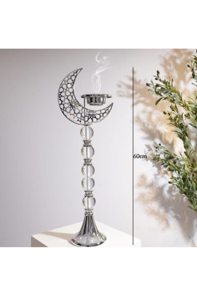 HADEEL GIJAMAI مبخره رمضانيه كرستاليه فاخره بتصميم هلال نجدي مميز