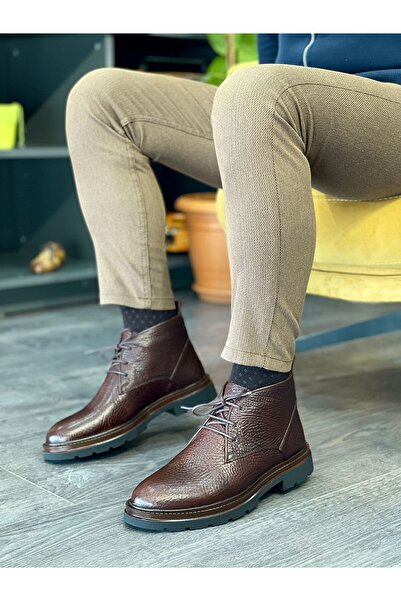MOR KUNDURA Hakiki Deri Günlük Kullanım Erkek Bot