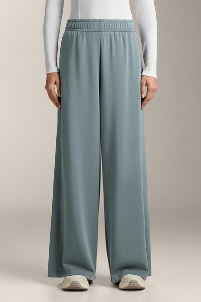 Oysho بنطلون مستقيم الساق ذو ضلع جانبي مع مودال ناعم الملمس