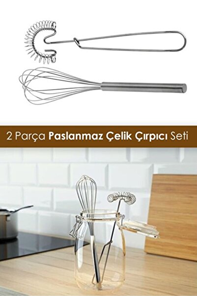 Homerest Pratik Idealisk Ikili Metal Çırpıcı Seti | Metal Çırpıcı Seti Yumurt...