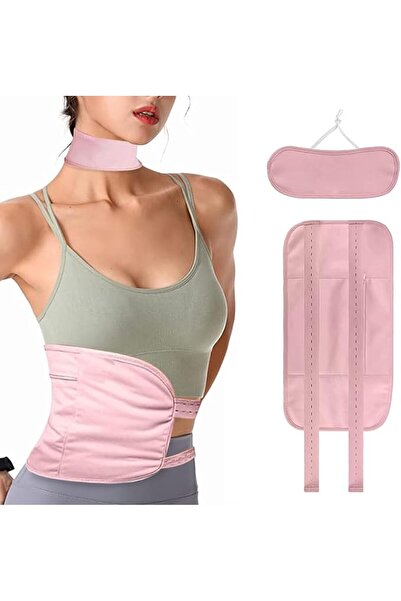 Arabest كمادات زيت الخروع لتسكين الآلام وراحة الكبد، قابلة للتعديل ومرنة، قاب...