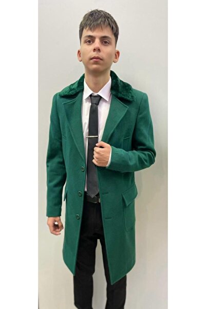 CALLIPSO Men's coat, Slim Fit, Callipso, Detachable faux fur collar