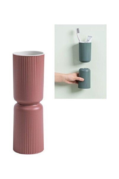 Generic Magnetic Toothbrush Mouthwash Cup Creative Set Wash Cup Red