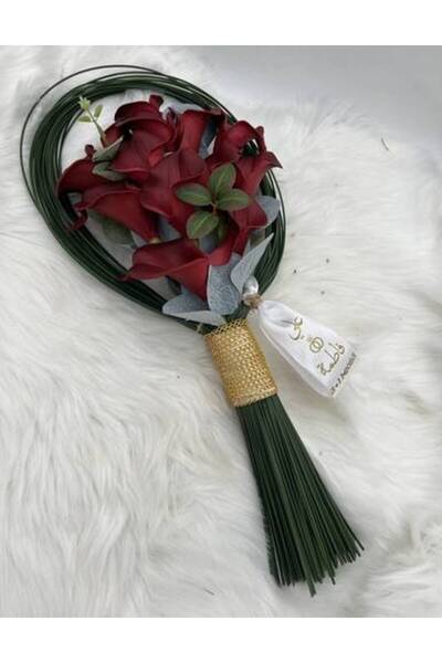 chocogift مقبض Glooa مزين بالزهور الاصطناعية