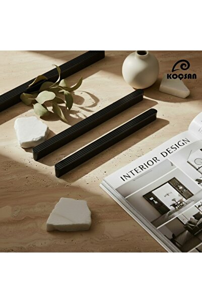 KOÇSAN Mâner Safran Mobilier de bucătărie de lux, mâner sertar dulap negru 80...