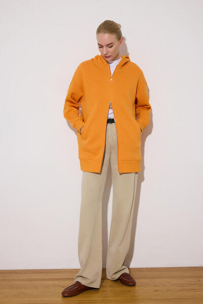 Touché Privé FERMUAR DETAYLI KAPÜŞONLU SWEATSHIRT