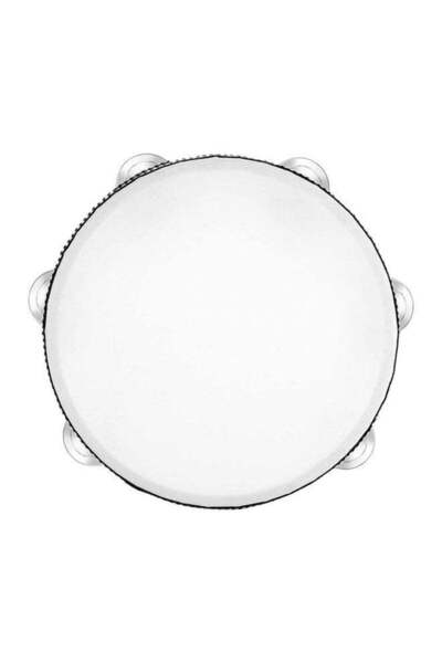 Generic Hand Held Bell Birch Jingles Tambourine