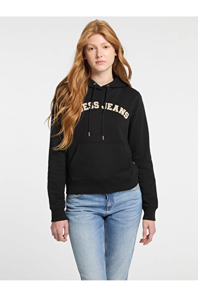 Guess Jeans Reg Hoodie Kadın Sweatshirt