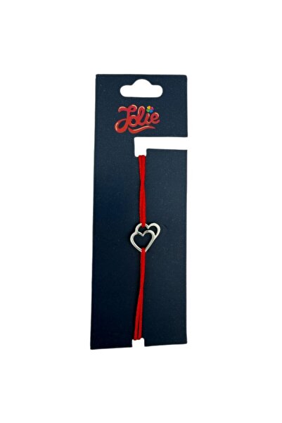 JOLIE Martisor Bracelet in Stainless Steel for Kids, Jolie, Red String, Heart...