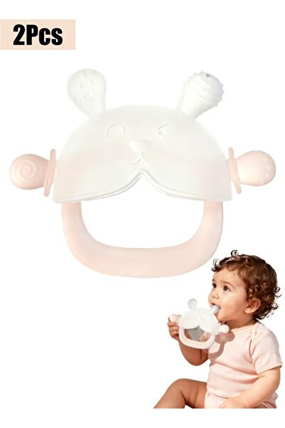Generic 2Pcs Baby Teethers Food Grade Silicone Baby Teething Toys Soothing Ch...