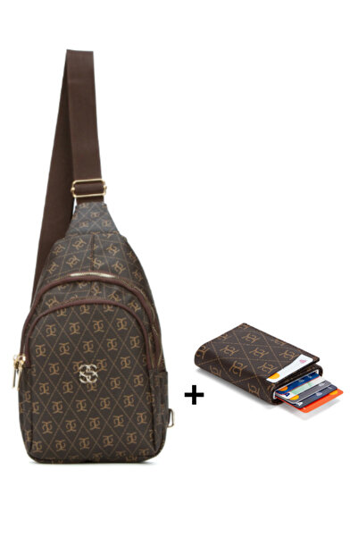 Newish Polo Women's Patterned Crossbody Waist and Shoulder Bag Stylish Bodyba...