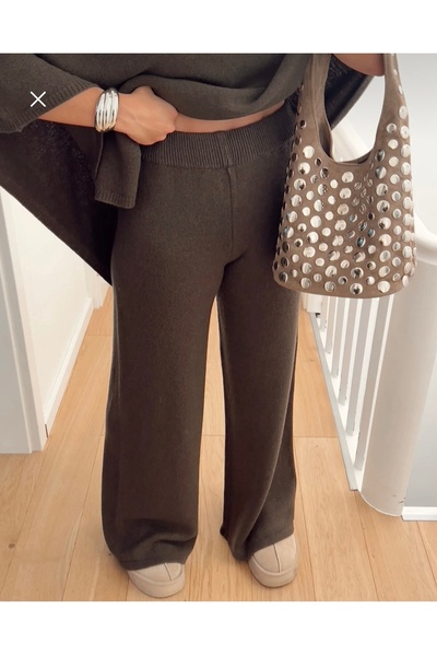 STİLL MAY COLLECTİON Kadın Premium Dokulu Triko Pantolon